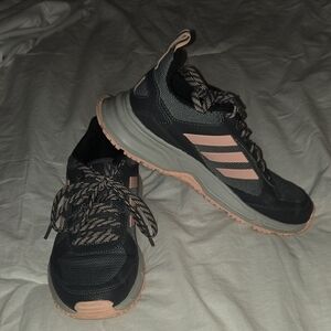 Adidas Rockadia Trail 3.0 Women's Grey and Pink Cloudfoam Sneakers